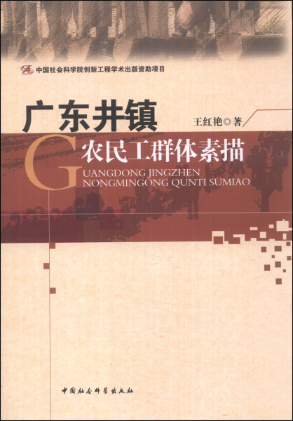 【正版包邮】广东井镇农民工群体素描9787516129234无