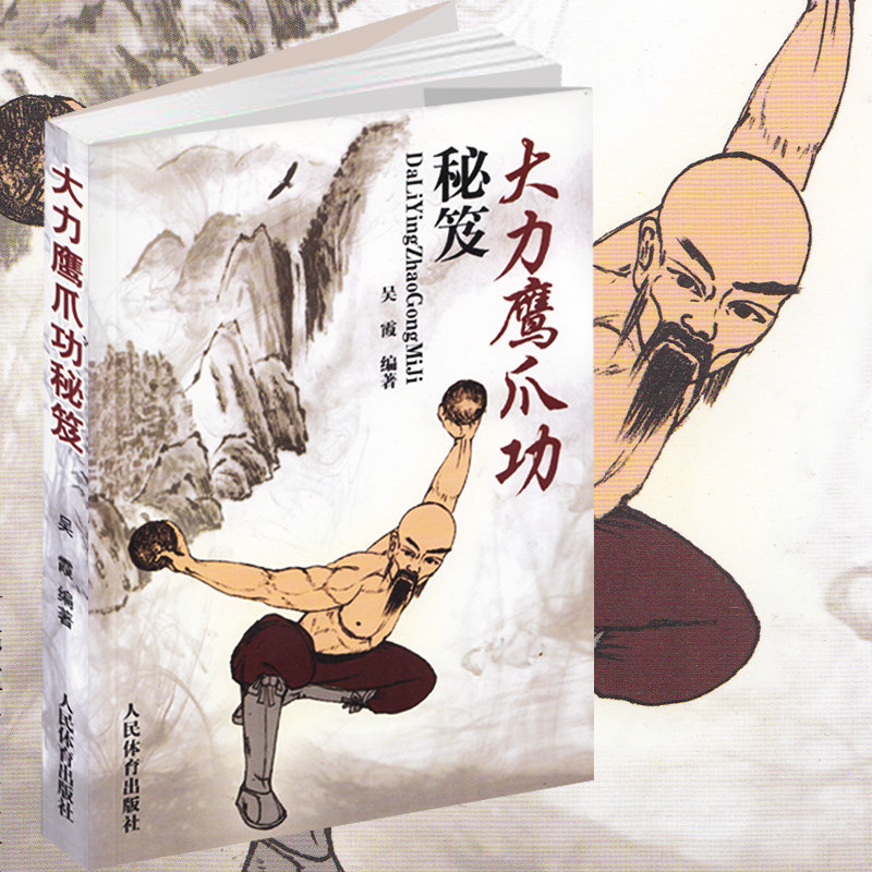 大力鹰爪功秘笈 少林鹰派武术书籍 武功秘籍 武术套路战术实战擒拿