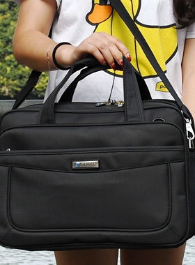 加大容量牛津布男士公文包商务手提包男出差公事包工具工作包男包