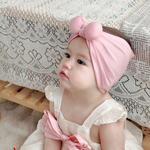 单层新生婴儿发带女宝宝护囟门夏薄款 公主卤门满月百天蝴蝶结头饰
