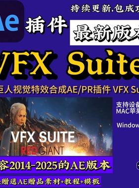 AE插件 VFX Suite红巨人视觉特效合成2026中文版win/Mac