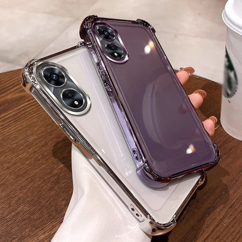 四角气囊防摔适用oppoa1手机壳5g版oppo a1 5g外壳软PHS110保护套透明男女款ins全包软防摔tpu适用于简约个性