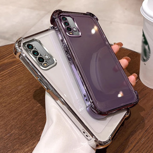 网红可爱情侣 note9外壳透明全包简约ins风全包软壳tpu硅胶个性 四角气囊防摔红米note9手机壳4g版 保护套Redmi