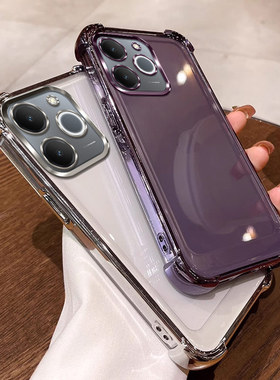 四角防摔适用realme真我note70t手机壳ins透明realme note70t外壳ins风全包软壳tpu硅胶个性网红可爱情侣女款