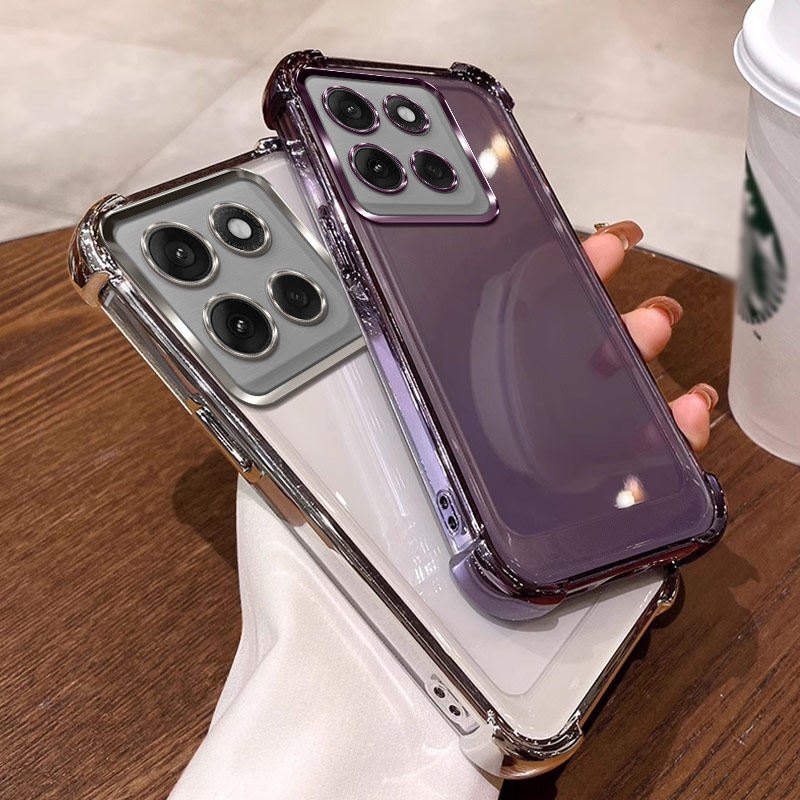 四角防摔适用摩托罗拉G86手机壳moto g86保护套透明摩托g86外壳软简约ins风全包软壳tpu硅胶个性网红可爱情侣