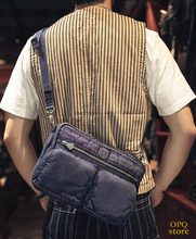 【国内现货】Porter Classic日产Super Nylon M 中号蓝染 单肩包