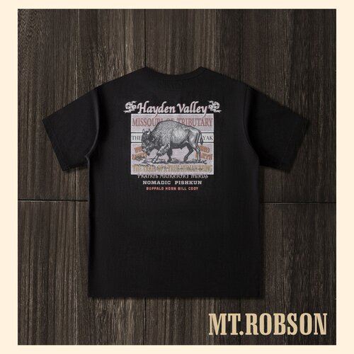 【北美野牛】MTROBSON重磅精梳棉 T恤短袖美式复古Tee 9.5oz