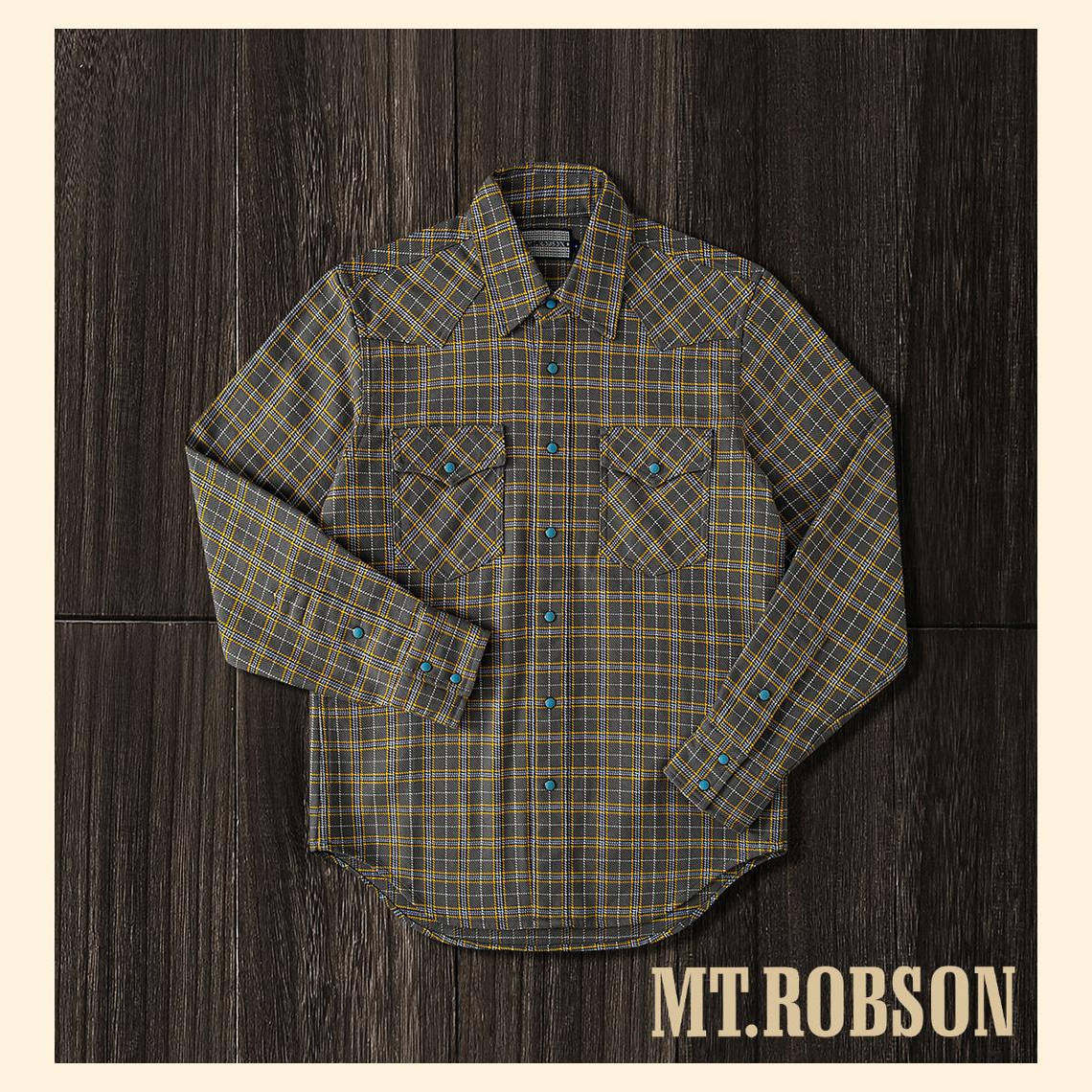 【14.9盎司】MTROBSON 重磅厚实美式复古长袖 美式西部衬衫高密度