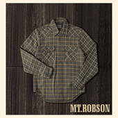 14.9盎司 美式 MTROBSON 重磅厚实美式 复古长袖 西部衬衫 高密度