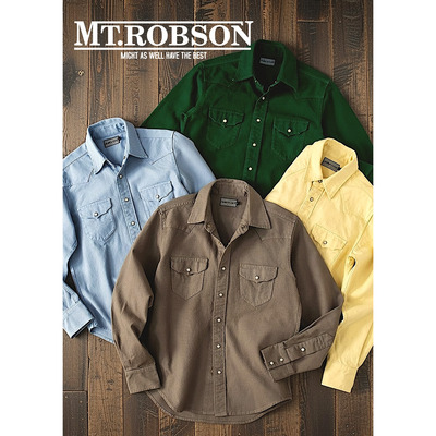【大牛津纺11.8盎司】MTROBSON 重磅厚实美式西部长袖衬衫高密度