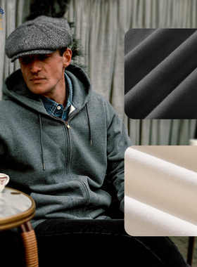 【17.6盎司！老式织机】MTROBSON 重磅厚实挺括连帽卫衣拉链复古