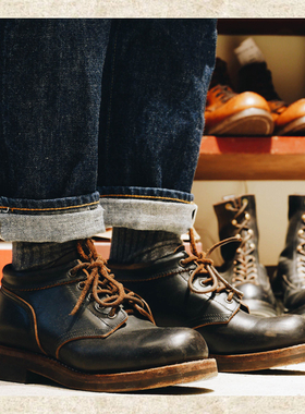 【国内现货】ROLLING DUB TRIO 德永胜也 A01 工装靴 日产手工靴