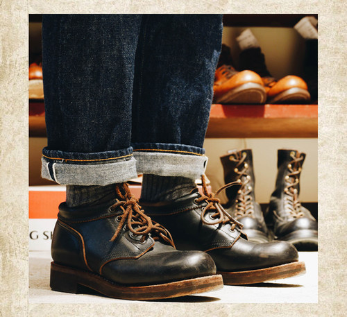 德永胜也A01工装靴国内现货