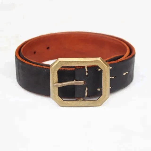 【茶芯】VINTAGE WORKS DH5684 茶芯黑 日产高端手工复古皮带腰带