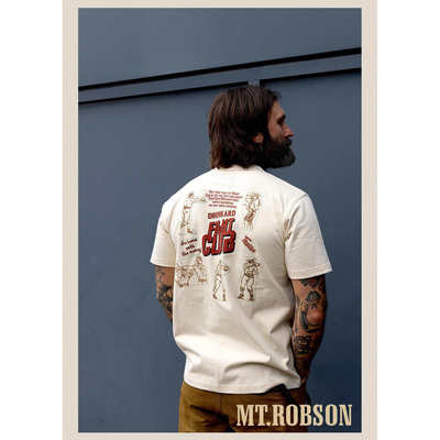 【搏击俱乐部】MTROBSON重磅精梳棉 T恤短袖美式复古Tee 9.5oz