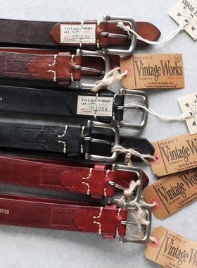 【国内现货】VINTAGE WORKS  DH5702 日产 高端手工复古皮带腰带