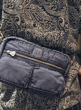 【国内现货】Porter Classic日产 超级尼龙 小号蓝染 单肩包