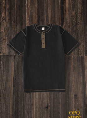 【国内现货】Buzz Rickson's 短袖亨利领T恤 日产 BR79192