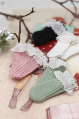 小布blythe袜子 森系袜子ob24袜子 holala袜子花边袜可儿森系袜
