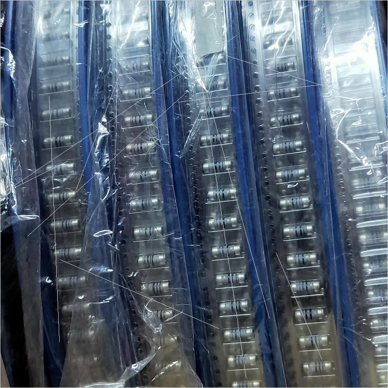 议价RXF型熔断电阻器0309 1WS 10R 有5盘满盘,1盘