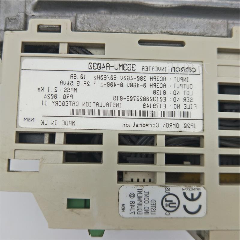 议价A015*3G3MV-A4030 变频器 380V 3KW 实物拍摄