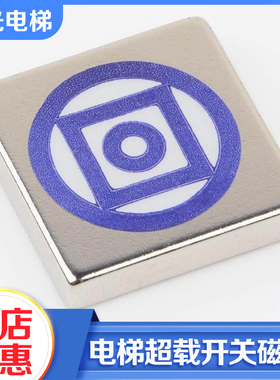 电梯称重磁铁轿底绳头称重超载磁铁ECW-S100A吸铁石适用巨人通力