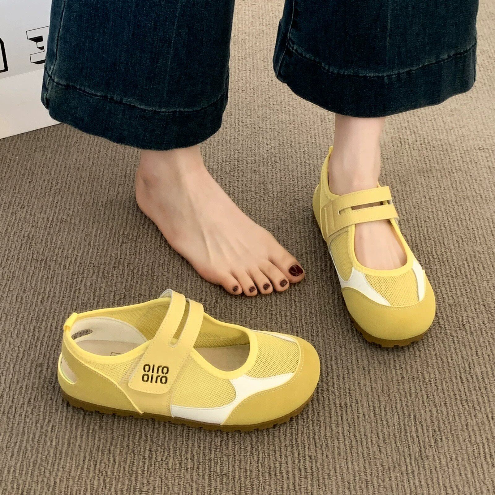 凉鞋女童夏季外穿2026年新款中大童百搭运动单鞋网面透气罗马凉鞋