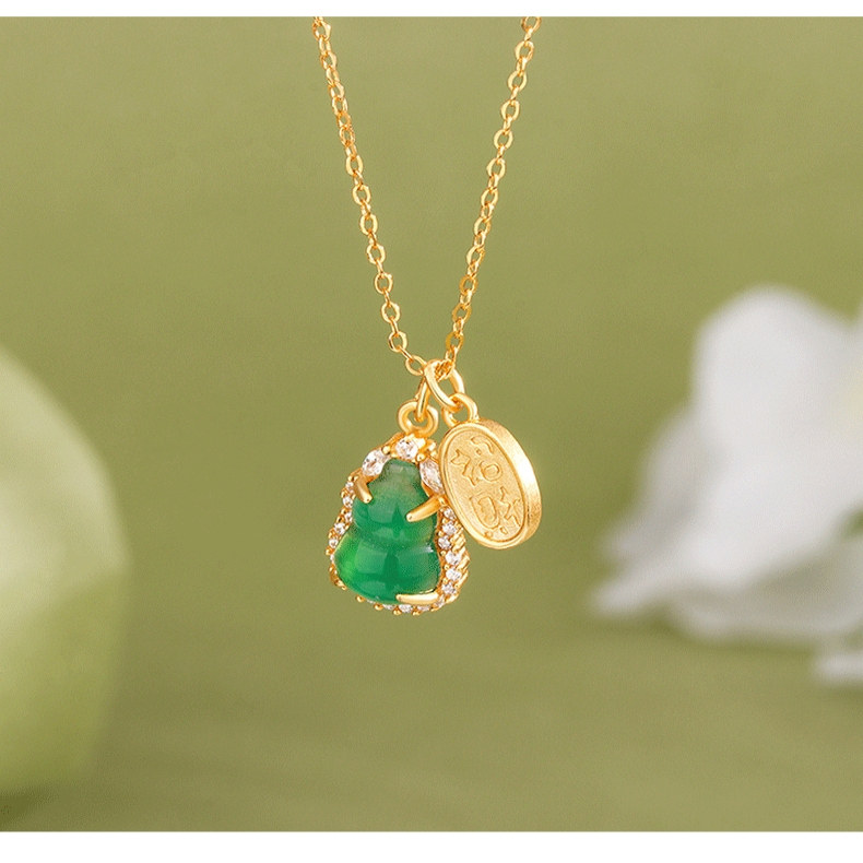 S925纯银轻奢爆款福牌招财纳福