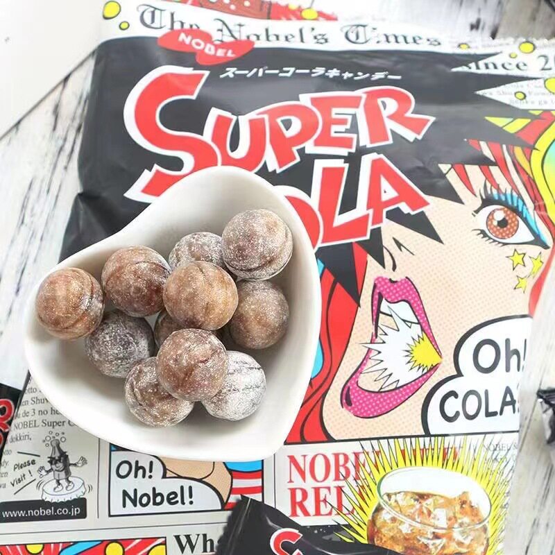 日本进口网红糖果诺贝尔nobel超酸糖柠檬夹心硬糖酸酸糖休闲零食
