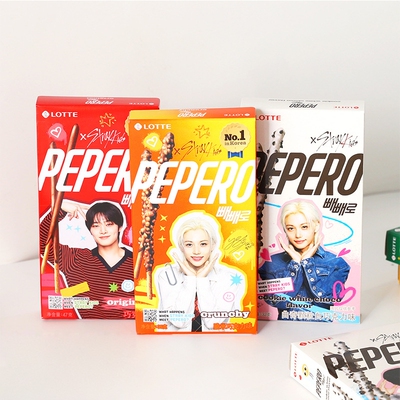 pepero巧克力涂层夹心饼干乐天