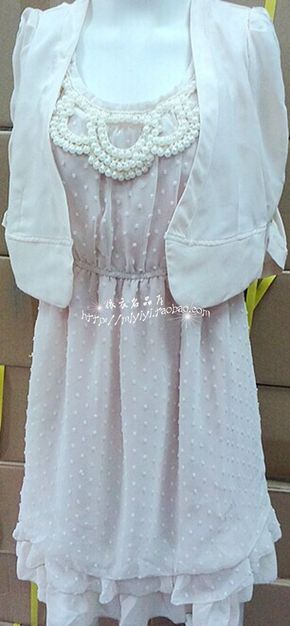 品牌撤柜女装正品新款春夏秋装修身百搭钉珠假两件套连衣裙无吊牌