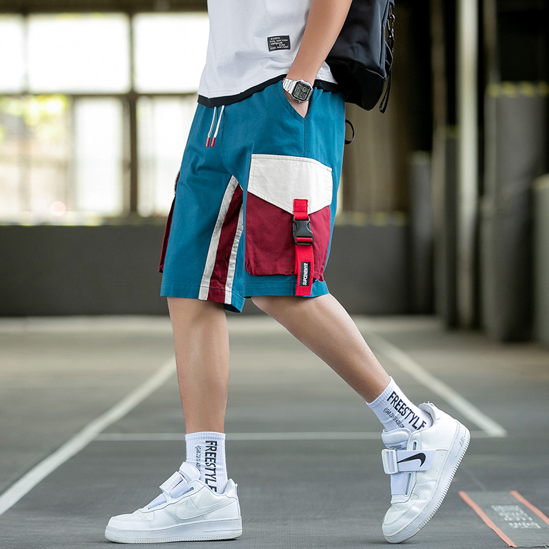 Pants men's summer Korean new casual sports 5-piece 7-point shorts