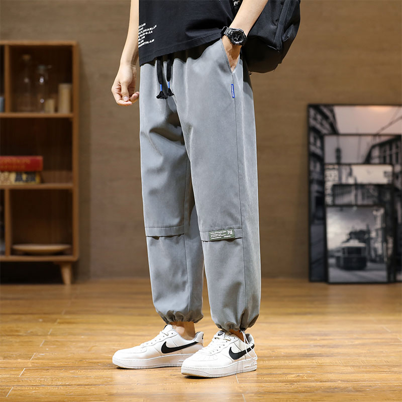 Spring 21 new sports casual pants men's pants large loose Harlan Leggings men's pants