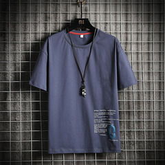 寬鬆夏季新款卡通印花大碼恤純棉男裝短袖