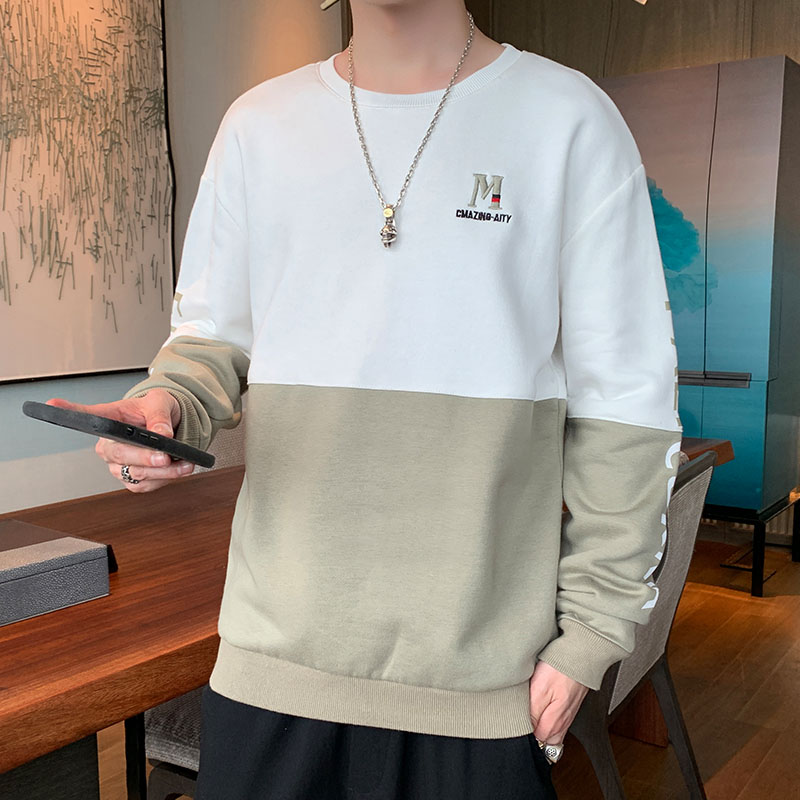 New autumn lazy style loose Pullover crew neck sweater