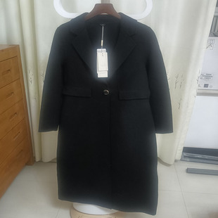 双面羊绒大衣中长款女士宽松高端羊毛呢子外套秋冬新款