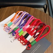手机挂绳短款 手腕加粗挂绳男女户外小容量水杯手提挂链钥匙圈结实