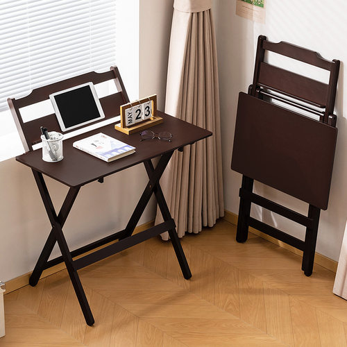 折叠书桌儿童学习桌家用电脑桌可