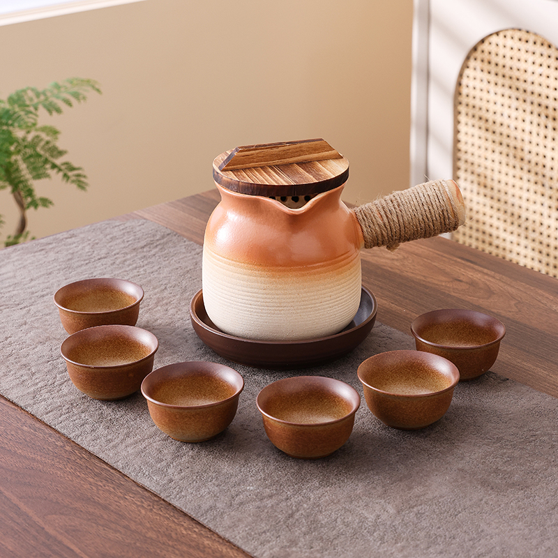 带盖罐罐壶烤奶茶器具围炉煮茶壶套装烤火炉全套配件大容量可干烧
