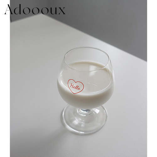 水晶玻璃bonbonslab手工果汁杯