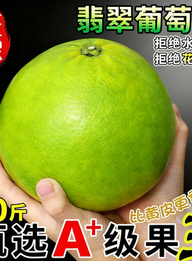 【A+级】翡翠葡萄柚10斤果王福建漳州葡萄柚薄皮多汁柚子青葡萄柚