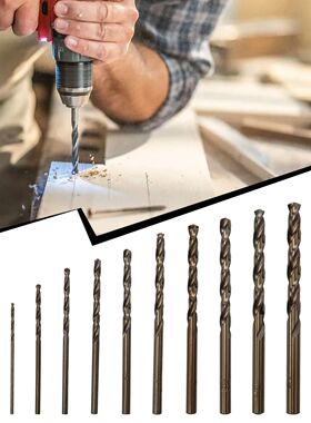 10 Pcs HSS For M35 Cobalt Drill Bit -6mm For Metal