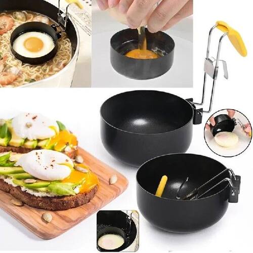 Foldable Egg Boiling Device with Handle+Hook, Stainless