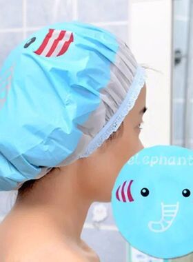 Waterproof adult bath cap, bath cap, women's bath head cover