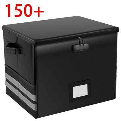 ?Vinyl Record Storage Box Large Capacity Portable Tote Case