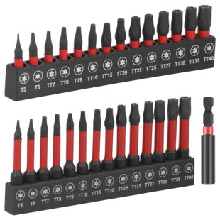 29Pcs Hex Set Torx Inch Alloy Proof Steel Tamper Bit