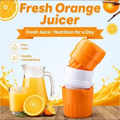Citrus Orange Squeezer Manual Lid Rotation Press Reamer for