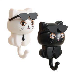 Hooks Cat sales Key Bedroom Door Stickers Hot