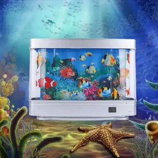 With Switch Simulation Ornamental Fish Lamp Virtual Ocean