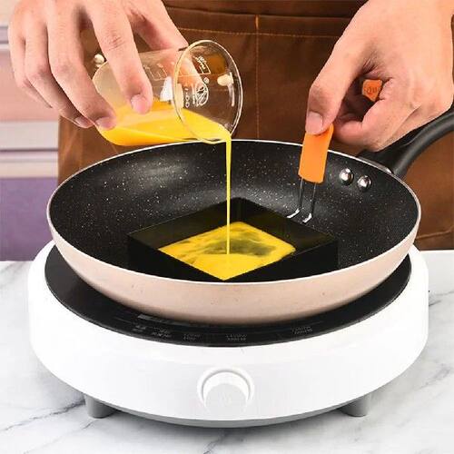 3.9 in 1/2 Pcs Egg Ring Egg Muffins Omelet Maker Stainless